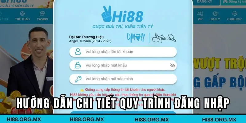 Hướng dẫn chi tiết quy trình đăng nhập